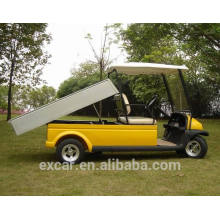 Véhicule utilitaire électrique de prix, chariot de golf de 2seats avec la boîte de cargaison, chariot de golf de Chine